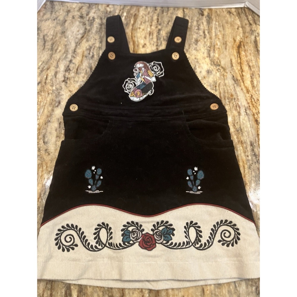 Disney The Nightmare Before Christmas Sally Western Overall Dress Toddler 4
